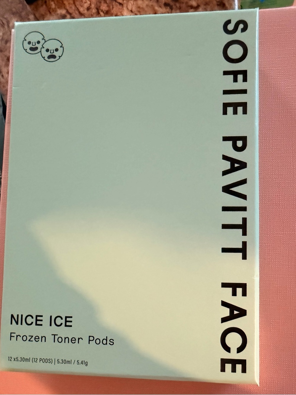 Sofie Pavitt Nice Ice Frozen Toner Pods 12 x 5.30 ml/5.41 g 12 pods NIB